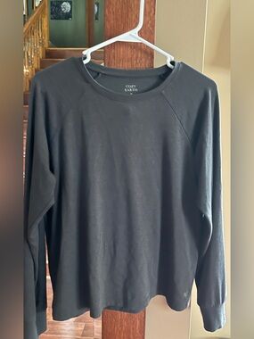 Cozy Earth Charcoal Grey Long Sleeve Pullover